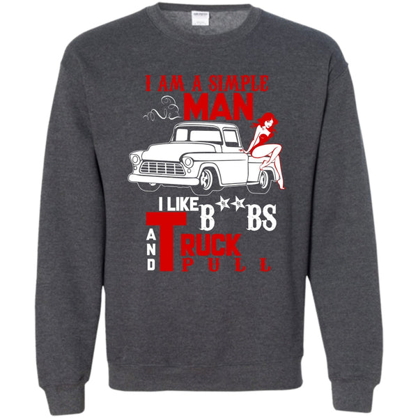 I Like Truck Pull T Shirt, Coolest Trucker Sweatshirt