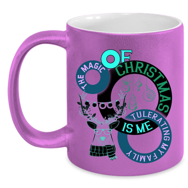 Tulerating My Family Coffee Mug, The Magic Of Christmas Accent Mug