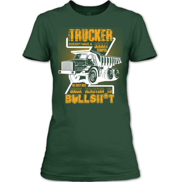This Trucker T Shirt, Doesn't Have A Short Temper T Shirt