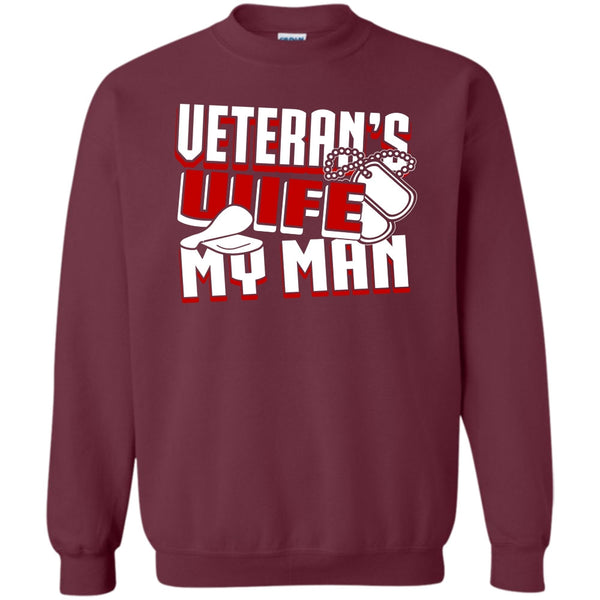 My Man T Shirt, Coolest Veteran Husband Sweatshirt