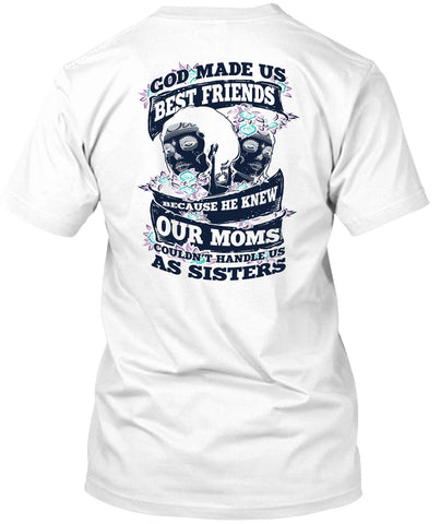 A black t-shirt with the shopify logo