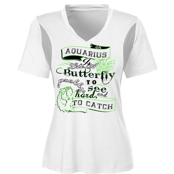 An Aquarius Is Like A Butterfly To See And Too Catch Pretty Harel T Shirt, Life T Shirt