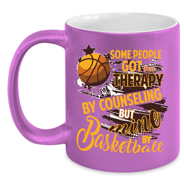 Basketball Coffee Mug, Cool Sporty Coffee Cup