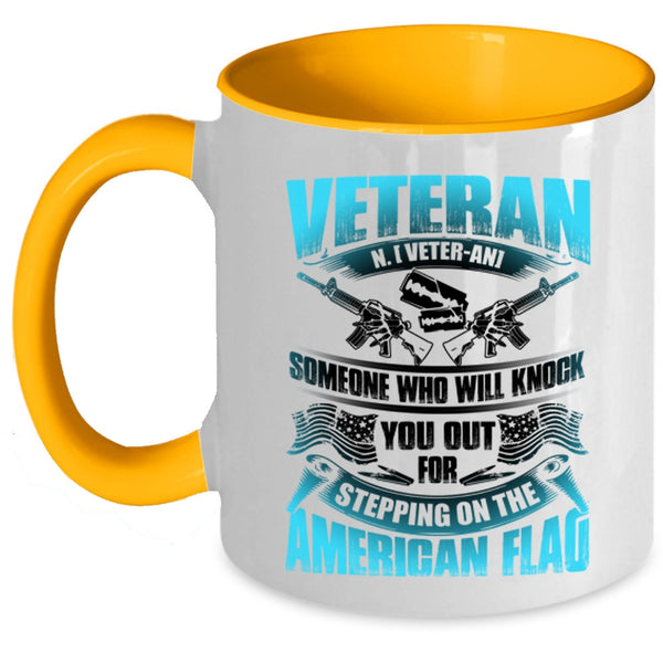 Cool Gift For Veterans Coffee Mug, Veteran Accent Mug