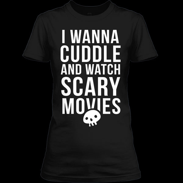 A black t-shirt with the shopify logo