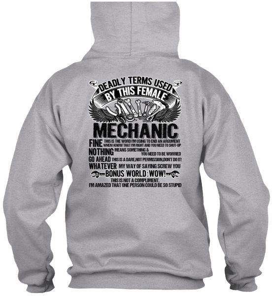 This Female Mechanic T Shirt, I Love Mechanic T Shirt