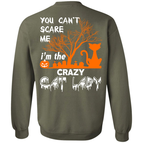 I'm The Crazy Cat Lady T Shirt, Wait For Halloween Sweatshirt