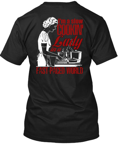 A black t-shirt with the shopify logo