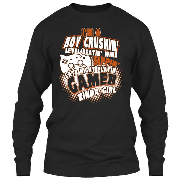 I'm A Boy Crushin' T Shirt, Gamer Kinda Girl T Shirt
