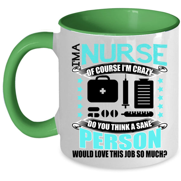 Awesome Nurses Coffee Mug, I'm A Nurse Accent Mug