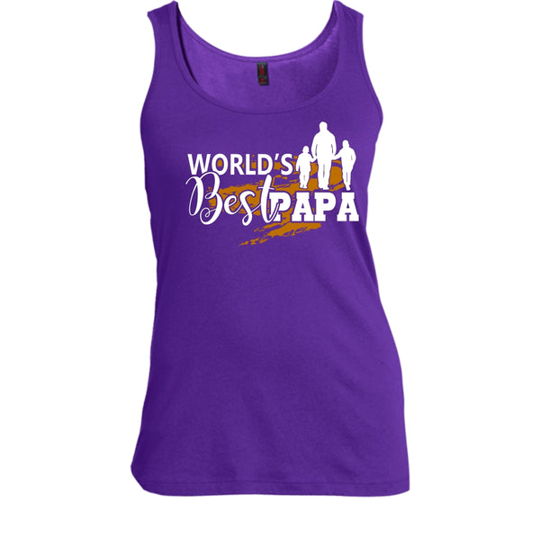 World's Best Papa T Shirt, Coolest Papa Tank Top