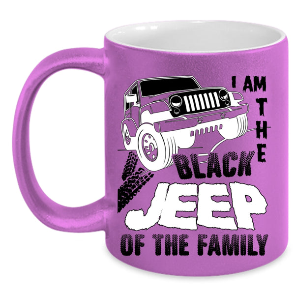 My Family Coffee Mug, I Am The Black Jeep Of The Family Accent Mug