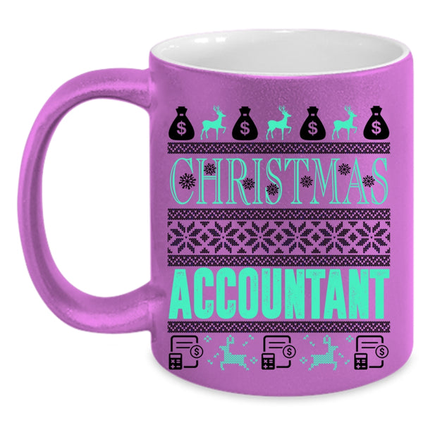Cute Gift For Accountant Coffee Mug, Christmas Accountant Accent Mug