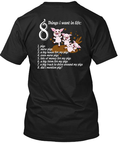A black t-shirt with the shopify logo