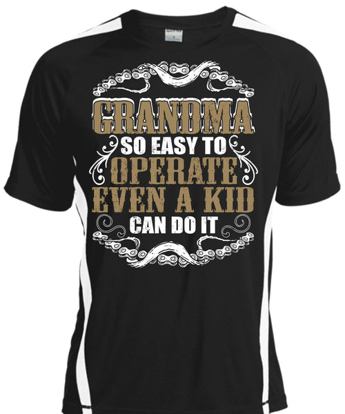 A black t-shirt with the shopify logo