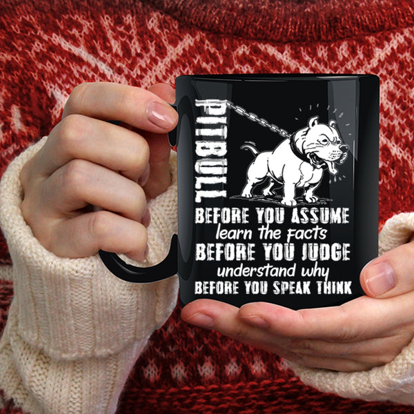 Pitbull Coffee Mug, Funny Gift For Pitbull Lovers Coffee Cup