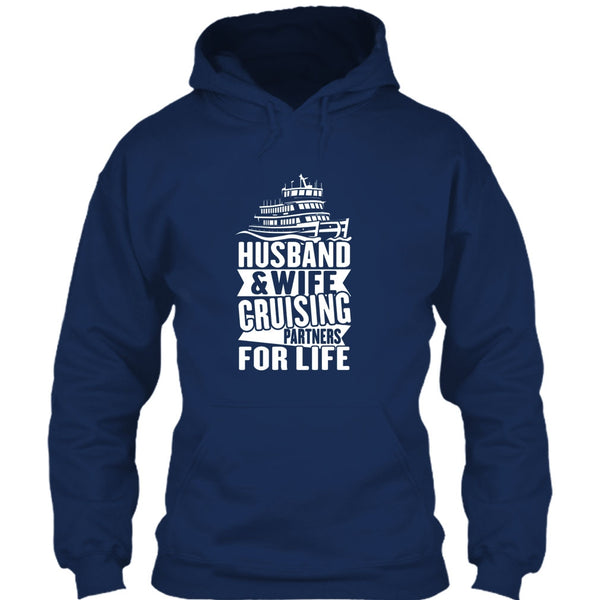 Husband & Wife T Shirt, Cruising Partners For Life T Shirt