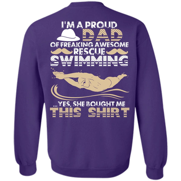 I Love Swimming T Shirt, Rescue Swimming Sweatshirt
