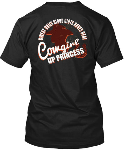 A black t-shirt with the shopify logo