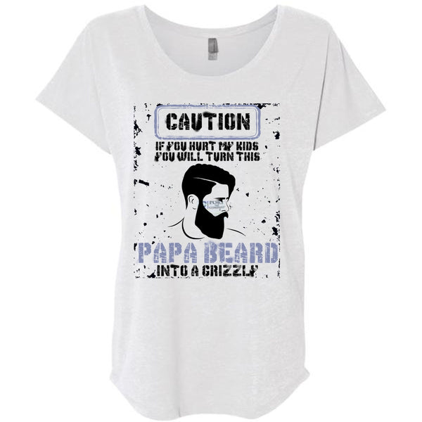 Papa Beard Into A Grizzly T Shirt, I Love Papa T Shirt, Awesome T-Shirts