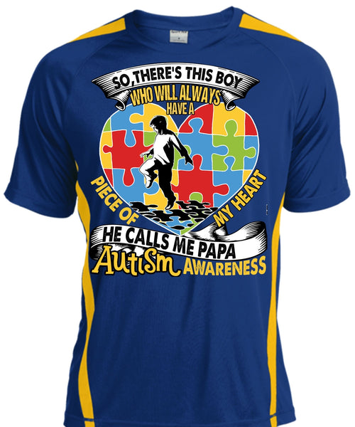He Calls Me Papa Autism T Shirt, Piece Of My Heart T Shirt, Cool Shirt