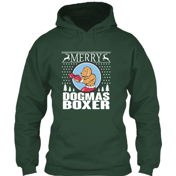 Merry Dogmas Boxer T Shirt, Coolest Merry Christmas T Shirt