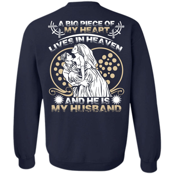 Lives In Heaven T Shirt, I Love Husband Sweatshirt
