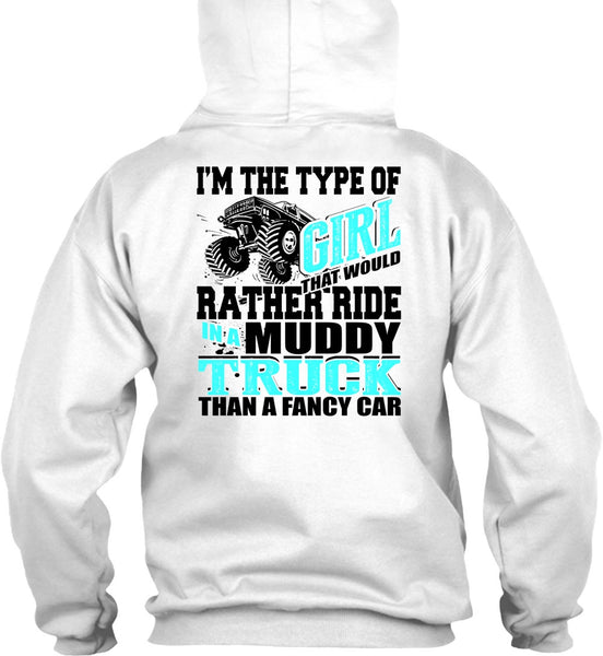 Ride In A Muddy Truck T Shirt, I Love Jeep T Shirt