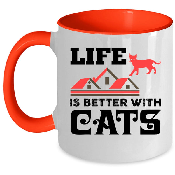Life Is Better With Cats Cup, Lovely Cats Mug