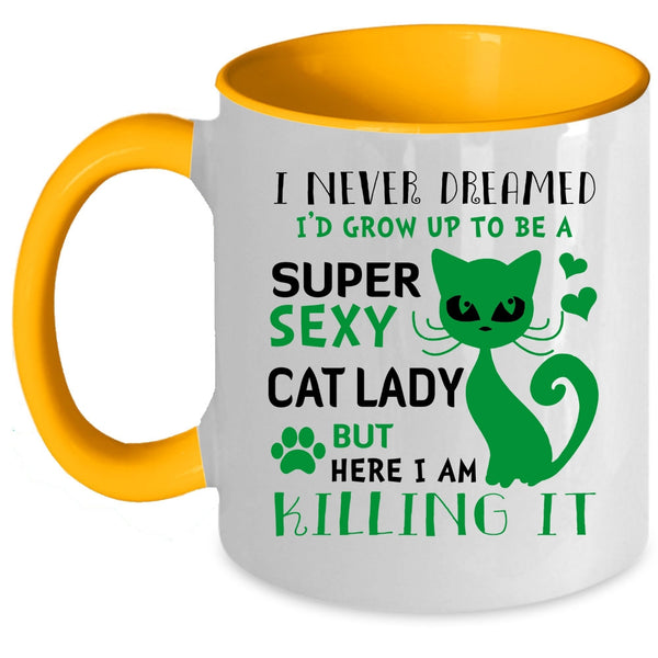 I'd Grow Up To Be A Cat Lady Cup, Gift For Wife Mug