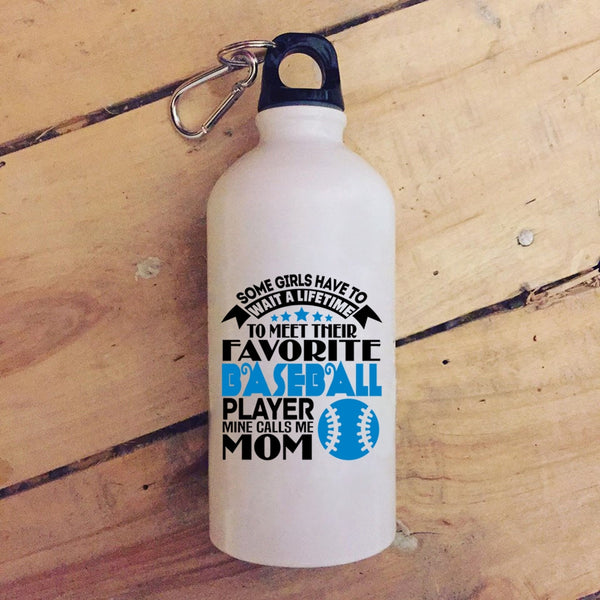 Favorite Baseball Player 20 oz Stainless Steel Bottle,Mine Calls Me Mom Outdoor Sports Water Bottle