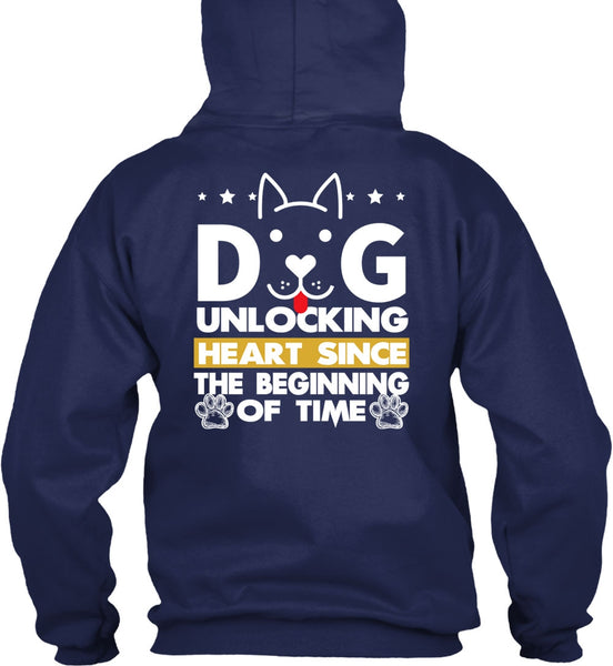 Dog Unlocking Heart T Shirt, My Favorite T Shirt