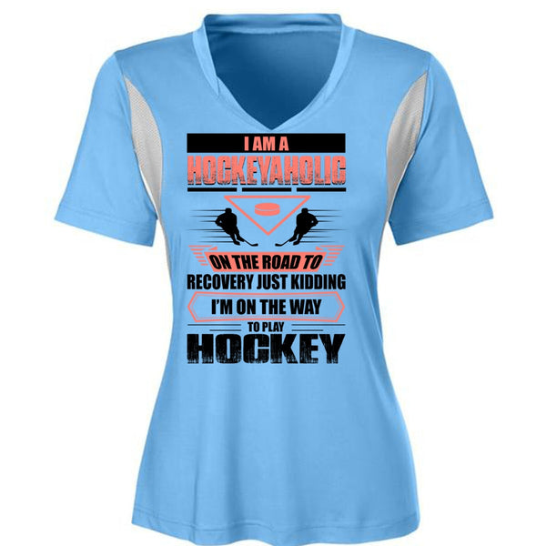 I Am A Hockeyaholic T Shirt, I Love Hockey T Shirt, Awesome T-Shirts