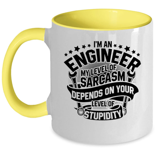 Cute Gift For Engineer Coffee Mug, I'm An Engineer Accent Mug