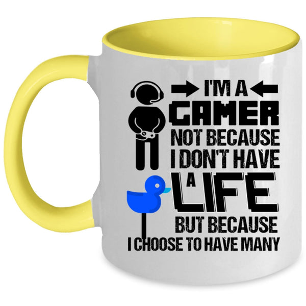 Awesome Gift For Gamers Coffee Mug, I'm A Gamer Accent Mug