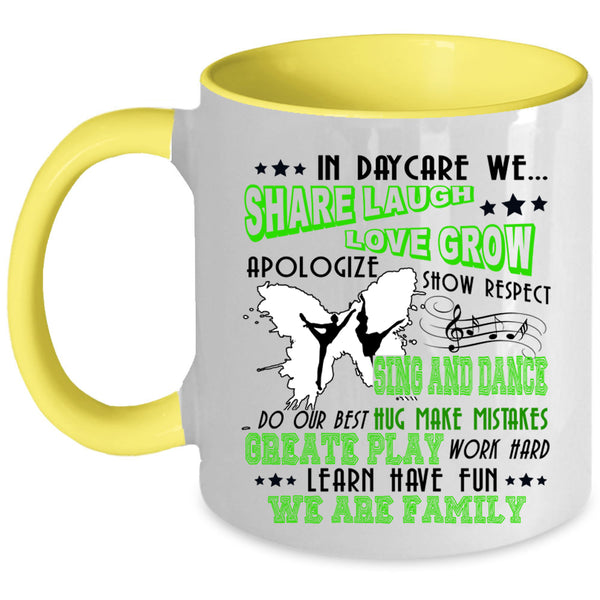We Are Family Coffee Mug, Sing And Dance Accent Mug