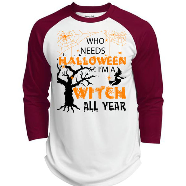 Who Needs Halloween T Shirt, I Love You Pumpkin T Shirt, Awesome T-Shirts  (Polyester Game Baseball Jersey)