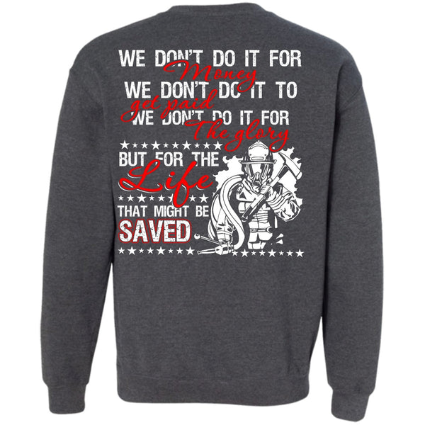 I Love Firefighter T Shirt, Fire Engine Riding Sweatshirt