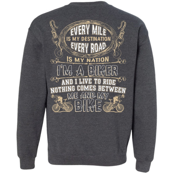I'm A Biker T Shirt, I Love Biker Sweatshirt