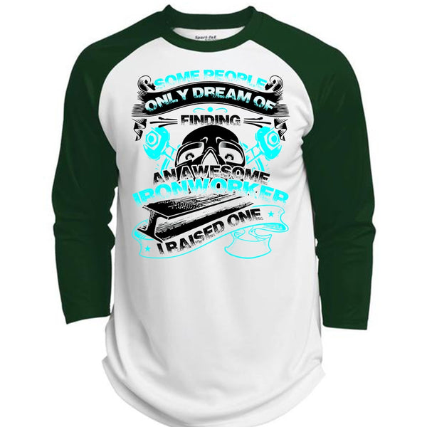 Awesome Ironworker T Shirt, I Love Ironworker T Shirt, Awesome T-Shirts  (Polyester Game Baseball Jersey)