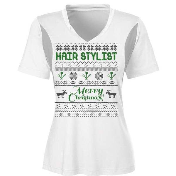 Hair Stylist Merry Christmas T Shirt, I Love Hair Stylist T Shirt, Awesome T-Shirts