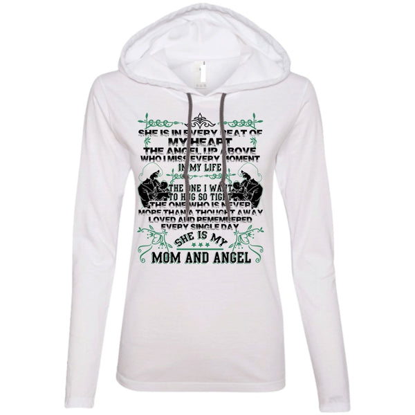 A black t-shirt with the shopify logo