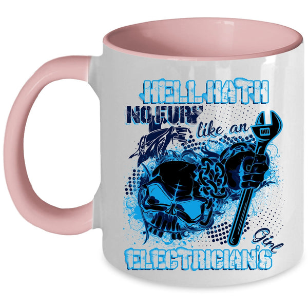 Awesome Electrician's Girl Coffee Mug, Electrician's Girl Accent Mug