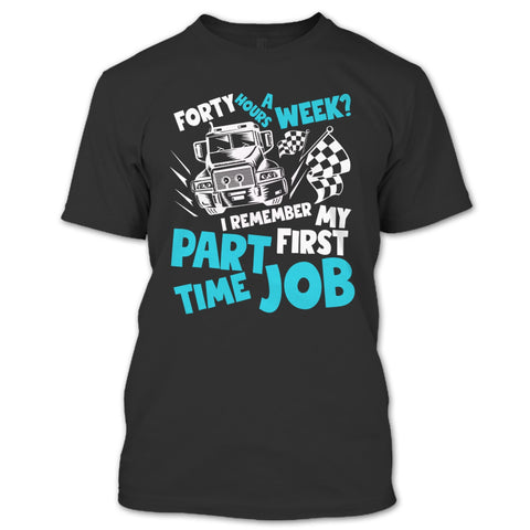 A black t-shirt with the shopify logo