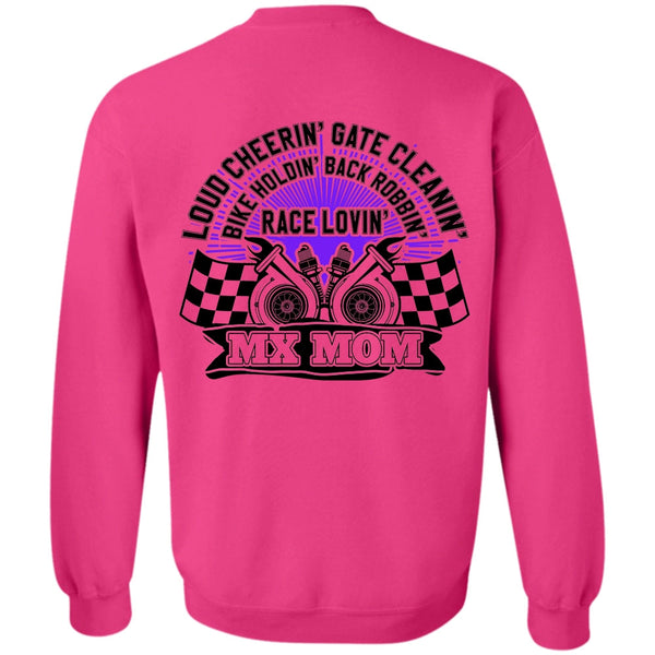 Being A Biker T Shirt, Race Loving MX Mom Sweatshirt