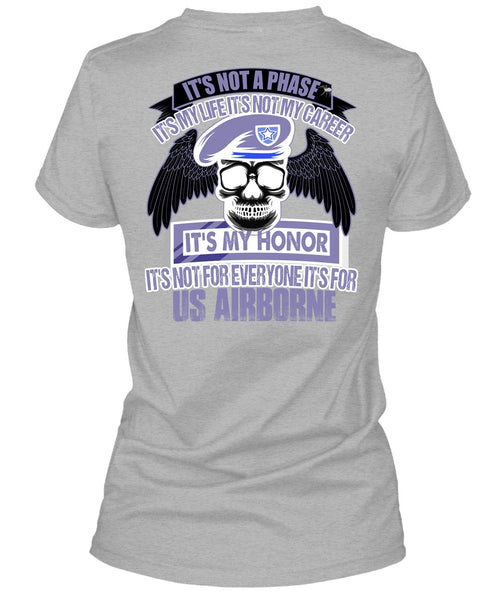 It's For US Airborne T Shirt, I Love Veteran T Shirt