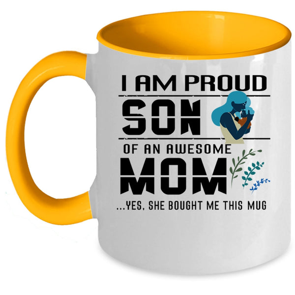 Cute Moms Coffee Mug, Only The Best Moms Are Promoted To Grandmas Accent Mug