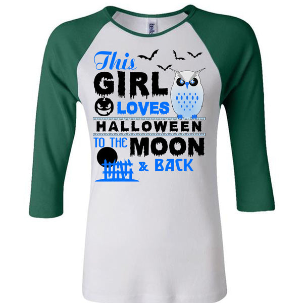 This Girl Loves Halloween To The Moon And Back T Shirt, Wait For Halloween T Shirt, Awesome T-Shirts