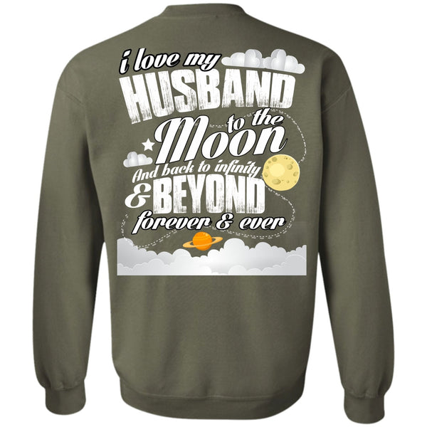 Being A Husband T Shirt, Moon And Back Sweatshirt