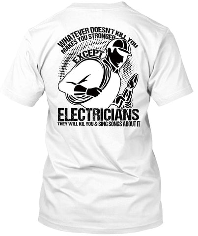 A black t-shirt with the shopify logo